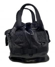 BALENCIAGA（バレンシアガ）の古着「ARMY SMALL TOTE」｜ブラック