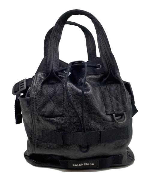 BALENCIAGA（バレンシアガ）BALENCIAGA (バレンシアガ) ARMY SMALL TOTE ブラックの古着・服飾アイテム