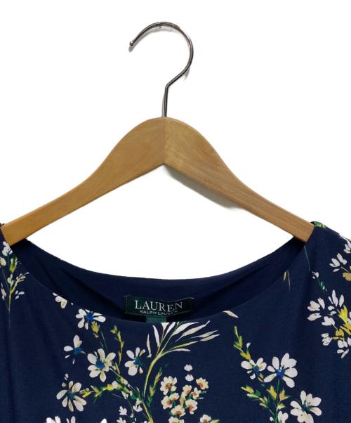 LAUREN RALPH LAUREN（ローレンラルフローレン）LAUREN RALPH LAUREN (ローレンラルフローレン) ノースリーブワンピース ネイビー サイズ:6 未使用品の古着・服飾アイテム