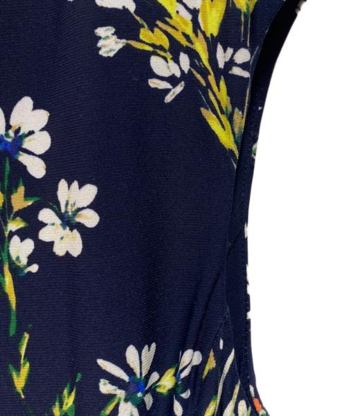 LAUREN RALPH LAUREN（ローレンラルフローレン）LAUREN RALPH LAUREN (ローレンラルフローレン) ノースリーブワンピース ネイビー サイズ:6 未使用品の古着・服飾アイテム