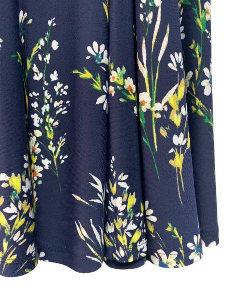 LAUREN RALPH LAUREN（ローレンラルフローレン）LAUREN RALPH LAUREN (ローレンラルフローレン) ノースリーブワンピース ネイビー サイズ:6 未使用品の古着・服飾アイテム