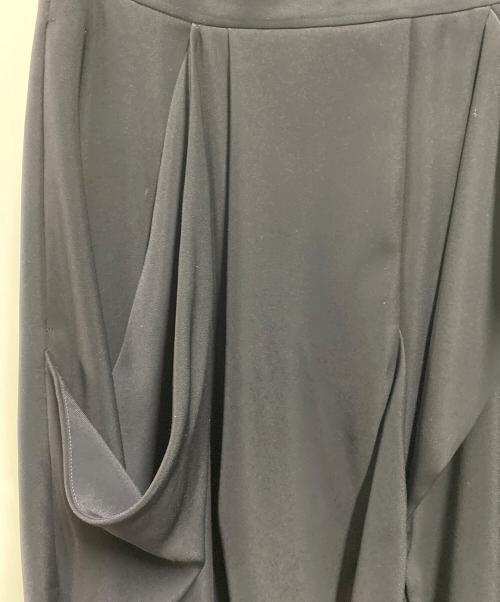 ENFOLD（エンフォルド）ENFOLD (エンフォルド) DRAPE COCOON SKIRT ネイビー サイズ:36の古着・服飾アイテム