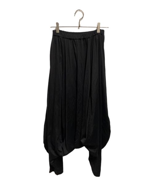 ENFOLD（エンフォルド）ENFOLD (エンフォルド) スビン天竺 Waveカット PT ブラック サイズ:38の古着・服飾アイテム