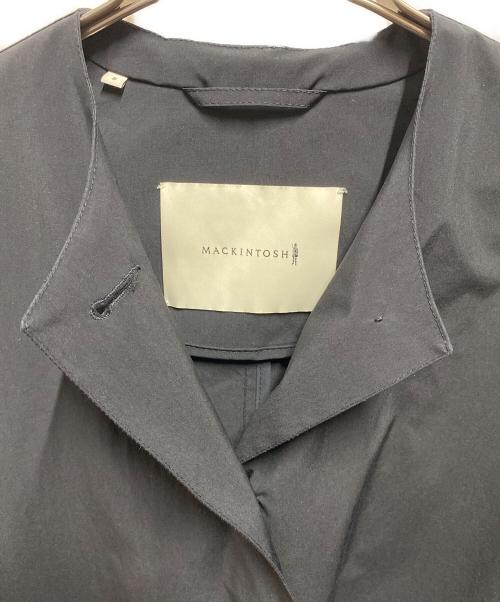 MACKINTOSH（マッキントッシュ）MACKINTOSH (マッキントッシュ) 撥水ハンビーノーカラーコート ブラック サイズ:8の古着・服飾アイテム