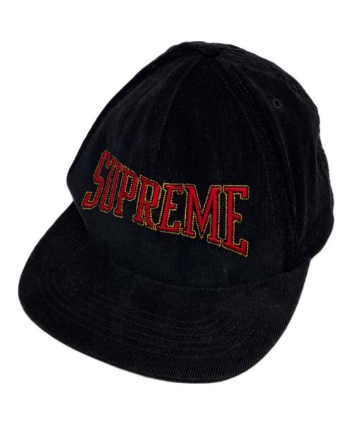 SUPREME（シュプリーム）SUPREME (シュプリーム) キャップ ブラックの古着・服飾アイテム