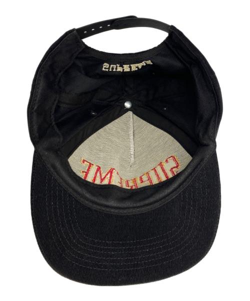 SUPREME（シュプリーム）SUPREME (シュプリーム) キャップ ブラックの古着・服飾アイテム