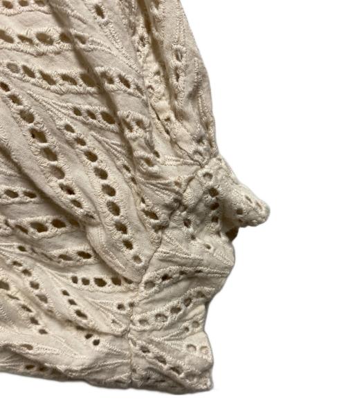 CLANE（クラネ）CLANE (クラネ) カットエンブロイダリートップ ベージュ サイズ:1の古着・服飾アイテム