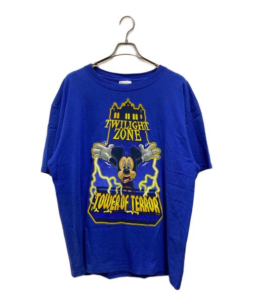 DISNEY（ディズニー）DISNEY (ディズニー) 00'sタワーオブテラーTEE ブルー サイズ:ＸＬの古着・服飾アイテム