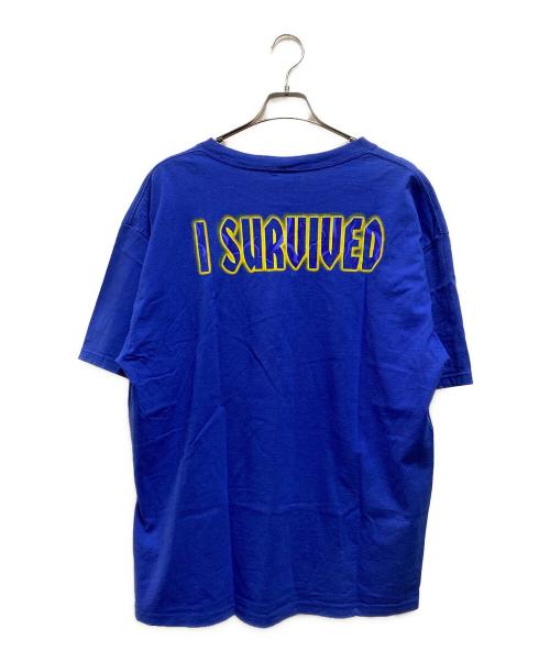 DISNEY（ディズニー）DISNEY (ディズニー) 00'sタワーオブテラーTEE ブルー サイズ:ＸＬの古着・服飾アイテム