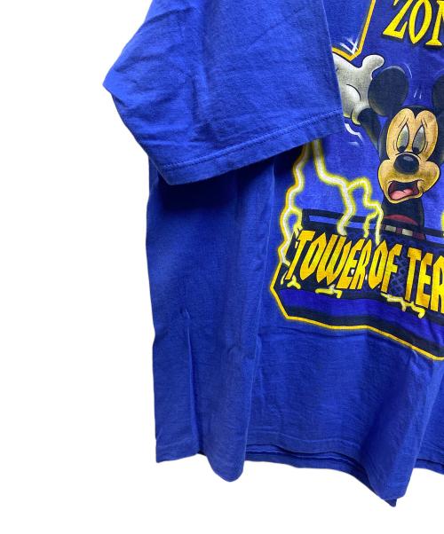 DISNEY（ディズニー）DISNEY (ディズニー) 00'sタワーオブテラーTEE ブルー サイズ:ＸＬの古着・服飾アイテム