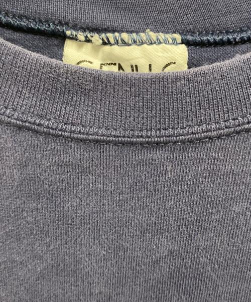 GENUS（ヴィンテージスウェット）GENUS (ヴィンテージスウェット) 90's ミッキープリントTEE ネイビー サイズ:Ⅼの古着・服飾アイテム