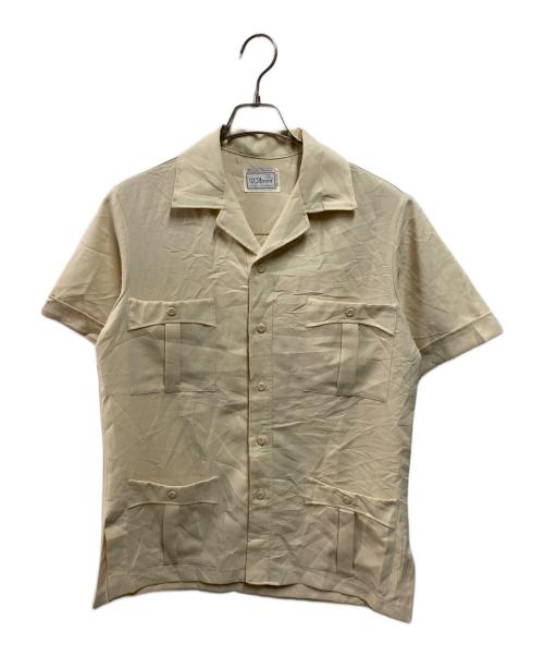 D'Accord（D'Accord）D'Accord (D'Accord) 80's キューバシャツ ベージュ サイズ:Ｓの古着・服飾アイテム