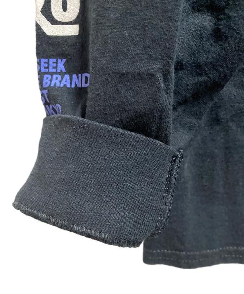 HIDE AND SEEK（ハイドアンドシーク）HIDE AND SEEK (ハイドアンドシーク) HS×BH L/S TEE ブラック サイズ:Ｌの古着・服飾アイテム