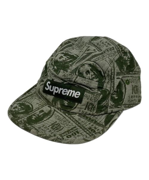 SUPREME（シュプリーム）SUPREME (シュプリーム) 100 Dollar Bill Camp Cap グリーンの古着・服飾アイテム