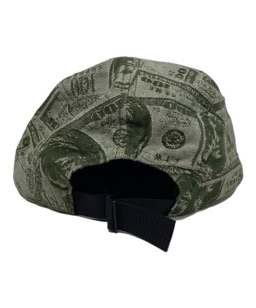 SUPREME（シュプリーム）SUPREME (シュプリーム) 100 Dollar Bill Camp Cap グリーンの古着・服飾アイテム