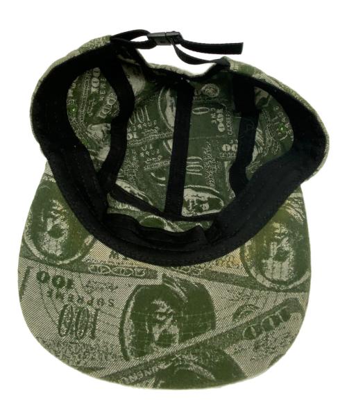 SUPREME（シュプリーム）SUPREME (シュプリーム) 100 Dollar Bill Camp Cap グリーンの古着・服飾アイテム