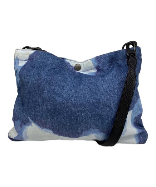 THE NORTH FACE（ザ ノース フェイス）THE NORTH FACE (ザ ノース フェイス) SUPREME (シュプリーム) Bleached Denim Print Shoulder Bag ブルーの古着・服飾アイテム