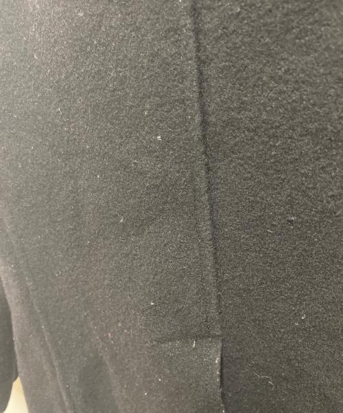 COMME des GARCONS（コムデギャルソン）COMME des GARCONS (コムデギャルソン) 圧縮ウールフライフロントコート ブラック サイズ:Sの古着・服飾アイテム