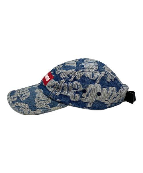 SUPREME（シュプリーム）SUPREME (シュプリーム) Fat Tip Jacquard Denim Camp Cap インディゴの古着・服飾アイテム