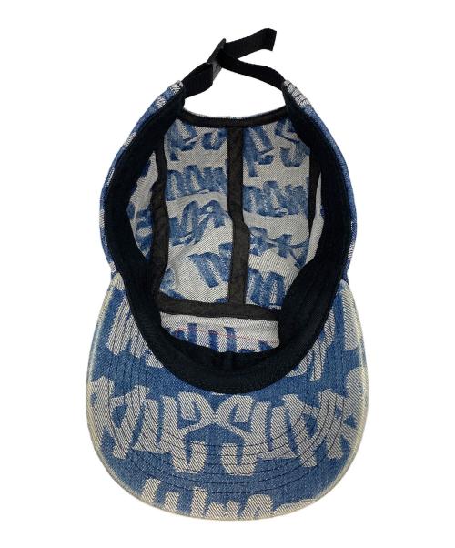 SUPREME（シュプリーム）SUPREME (シュプリーム) Fat Tip Jacquard Denim Camp Cap インディゴの古着・服飾アイテム