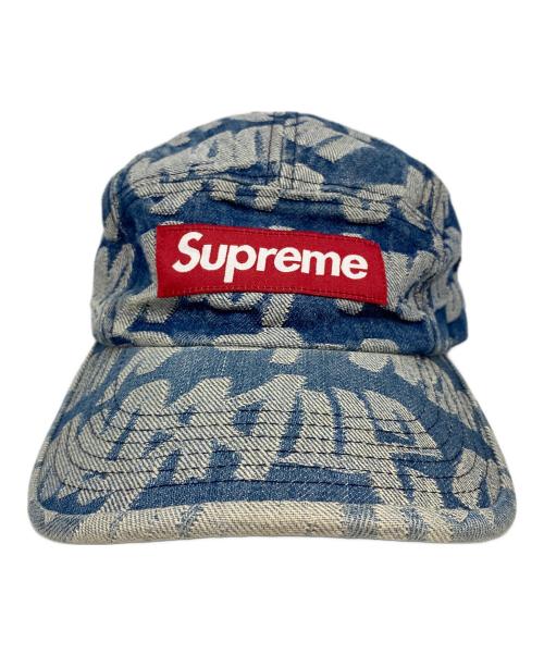 SUPREME（シュプリーム）SUPREME (シュプリーム) Fat Tip Jacquard Denim Camp Cap インディゴの古着・服飾アイテム