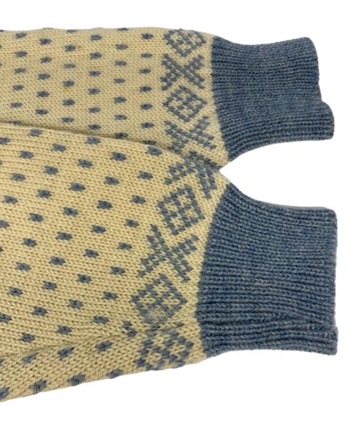 DALE OF NORWAY（ダーレ オブ ノルウェイ）DALE OF NORWAY (ダーレ オブ ノルウェイ) 80's ノルディックカーディガン ブルー サイズ:Ｌの古着・服飾アイテム