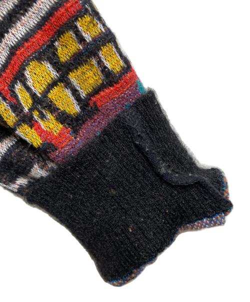 WACKO MARIA（ワコマリア）WACKO MARIA (ワコマリア) Jean-Michel Basquiat (ジャン ミシェル バスキア) 総柄ジャガードカーディガン マルチカラー サイズ:Mの古着・服飾アイテム