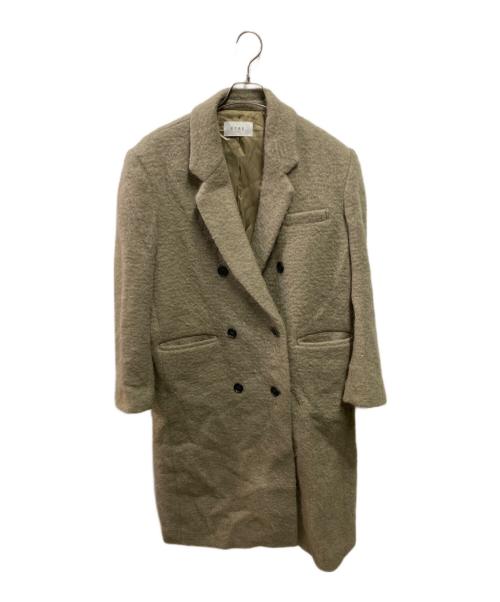 ETRE TOKYO（エトレトウキョウ）ETRE TOKYO (エトレトウキョウ) ウールシャギーチェスターコート グリーン サイズ:Sの古着・服飾アイテム
