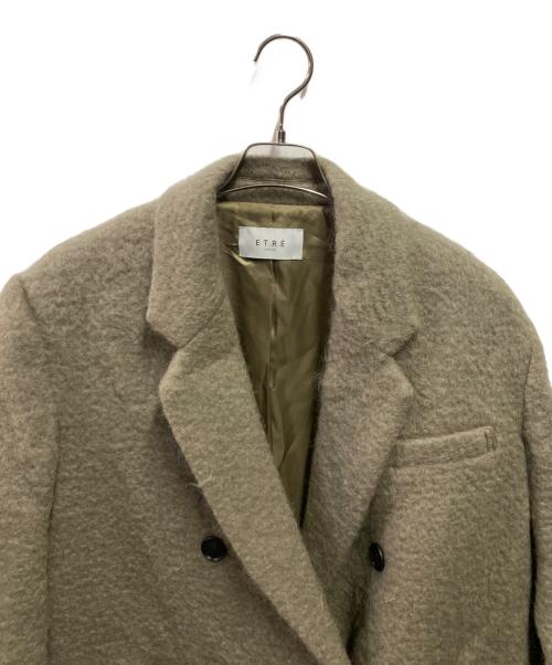 ETRE TOKYO（エトレトウキョウ）ETRE TOKYO (エトレトウキョウ) ウールシャギーチェスターコート グリーン サイズ:Sの古着・服飾アイテム