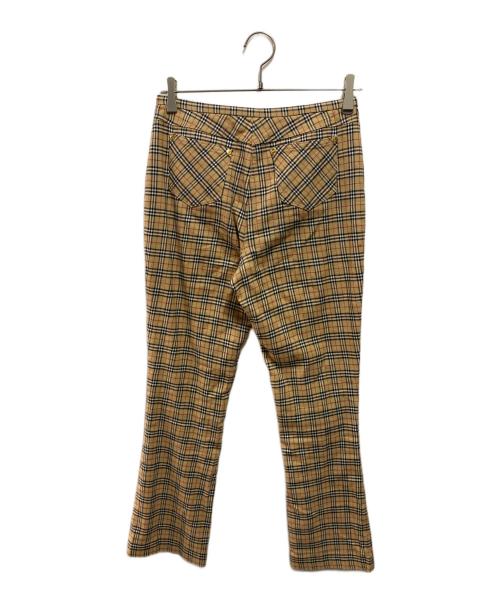 BURBERRY BLUE LABEL（バーバリーロンドンブルーレーベル）BURBERRY BLUE LABEL (バーバリーロンドンブルーレーベル) ノヴァチェックパンツ ベージュ サイズ:38の古着・服飾アイテム