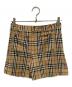 BURBERRY BLUE LABEL (バーバリーロンドンブルーレーベル) ノヴァチェックショートパンツ ベージュ サイズ:38：6000円