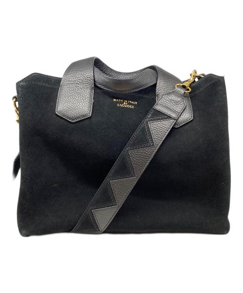 IACUCCI（イアクッチ）IACUCCI (イアクッチ) 2wayハンドバッグ ブラックの古着・服飾アイテム