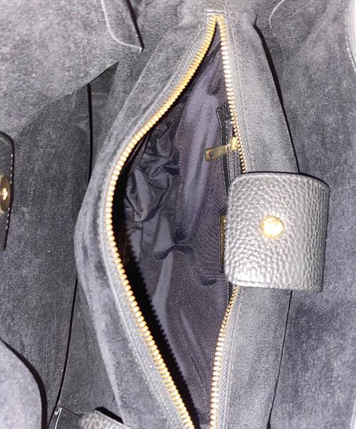 IACUCCI（イアクッチ）IACUCCI (イアクッチ) 2wayハンドバッグ ブラックの古着・服飾アイテム