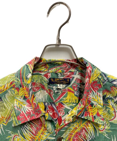 Sun Surf（サンサーフ）Sun Surf (サンサーフ) アロハシャツ グリーン サイズ:Ｍの古着・服飾アイテム