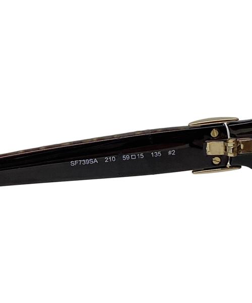 Salvatore Ferragamo（サルヴァトーレ フェラガモ）Salvatore Ferragamo (サルヴァトーレ フェラガモ) サングラス ブラウンの古着・服飾アイテム