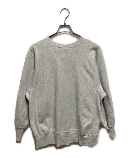 Champion REVERSE WEAVE（チャンピオン リバース ウィーブ）Champion REVERSE WEAVE (チャンピオン リバース ウィーブ) 90sワッペン刺繍スウェット グレー サイズ:Lの古着・服飾アイテム