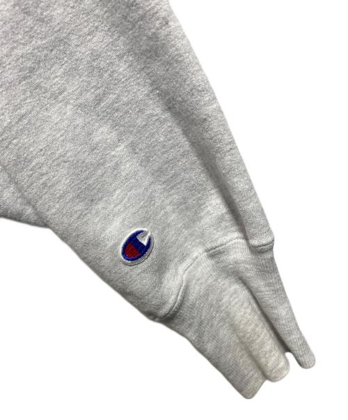 Champion REVERSE WEAVE（チャンピオン リバース ウィーブ）Champion REVERSE WEAVE (チャンピオン リバース ウィーブ) 90sワッペン刺繍スウェット グレー サイズ:Lの古着・服飾アイテム