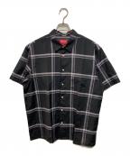 SUPREMEシュプリーム）の古着「lightweight plaid shirts」｜ブラック