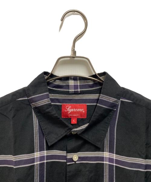 SUPREME（シュプリーム）SUPREME (シュプリーム) lightweight plaid shirts ブラック サイズ:Ⅼの古着・服飾アイテム