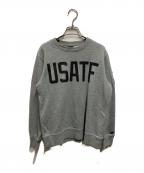 NIKEナイキ）の古着「USATFスウェット」｜グレー