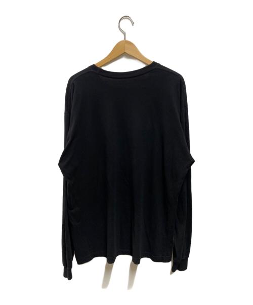 NEIGHBORHOOD（ネイバーフッド）NEIGHBORHOOD (ネイバーフッド) ボックスロゴ長袖カットソー ブラック サイズ:Lの古着・服飾アイテム