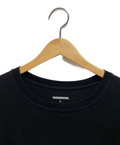NEIGHBORHOOD（ネイバーフッド）NEIGHBORHOOD (ネイバーフッド) ボックスロゴ長袖カットソー ブラック サイズ:Lの古着・服飾アイテム