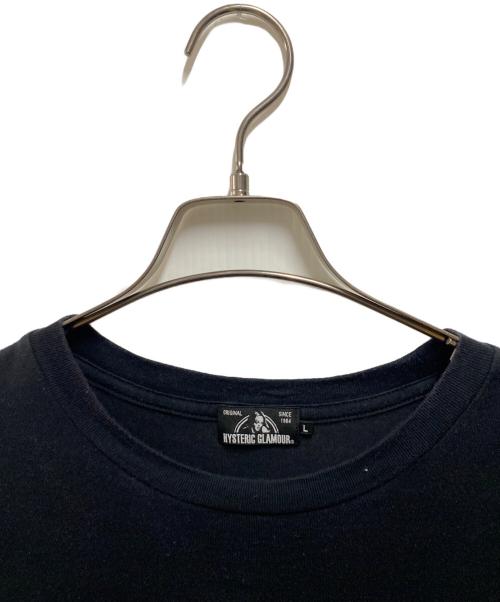 Hysteric Glamour（ヒステリックグラマー）Hysteric Glamour (ヒステリックグラマー) HG VISION Tシャツ ブラック サイズ:Ⅼの古着・服飾アイテム