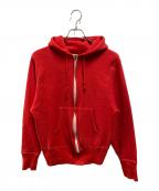 Championチャンピオン）の古着「80's リバースウィーブジップアップパーカー」｜レッド