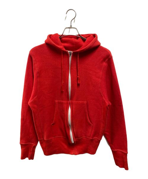 Champion（チャンピオン）Champion (チャンピオン) 80's リバースウィーブジップアップパーカー レッド サイズ:Sの古着・服飾アイテム