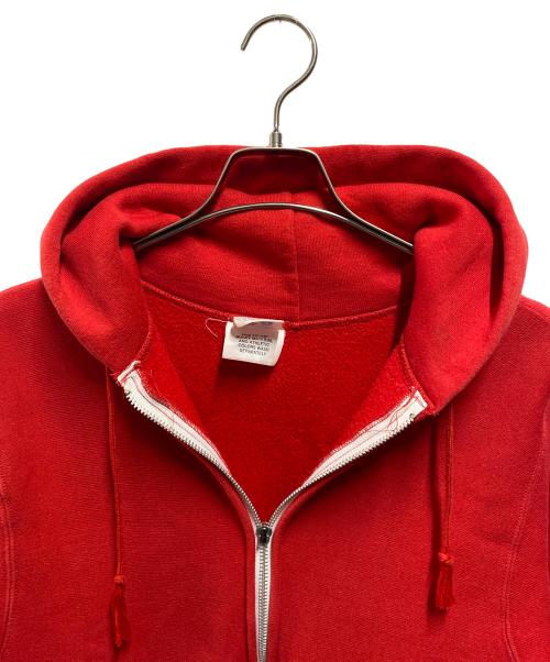Champion（チャンピオン）Champion (チャンピオン) 80's リバースウィーブジップアップパーカー レッド サイズ:Sの古着・服飾アイテム