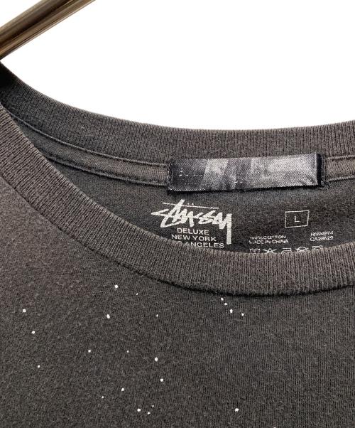 stussy（ステューシー）stussy (ステューシー) GREENSLEEVES Tシャツ ブラック サイズ:Ⅼの古着・服飾アイテム