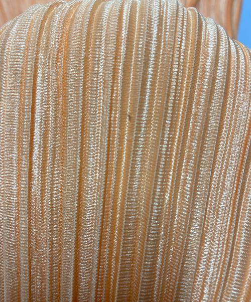 PLEATS PLEASE（プリーツプリーズ）PLEATS PLEASE (プリーツプリーズ) ノースリーブプリーツチュニック オレンジ サイズ:3の古着・服飾アイテム