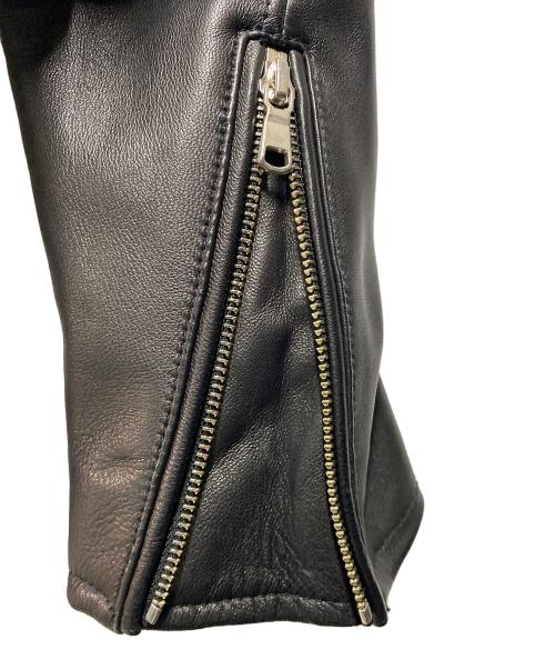 BEAUTY&YOUTH UNITED ARROWS（ビューティーアンドユースユナイテッドアローズ）BEAUTY&YOUTH UNITED ARROWS (ビューティーアンドユースユナイテッドアローズ) シープレザー シングル ライダースジャケット ブラック サイズ:Ⅼの古着・服飾アイテム