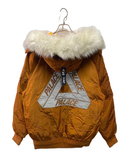 PALACE（パレス）PALACE (パレス) P-2Bショートパーカー ブラウン サイズ:Lの古着・服飾アイテム